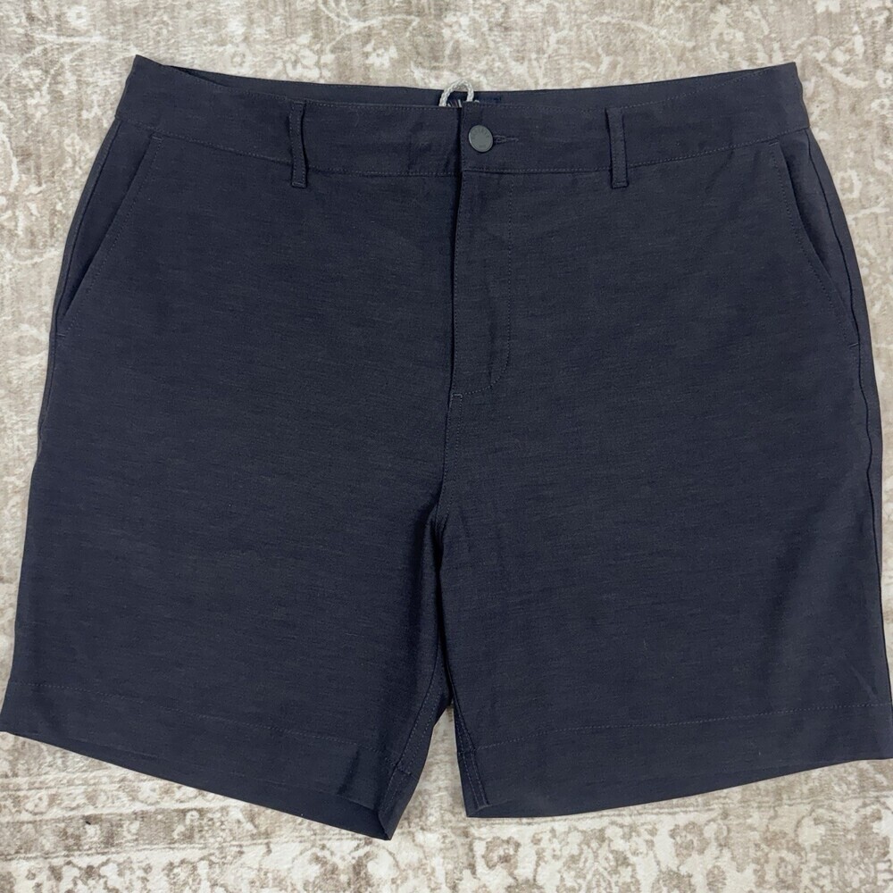 FARHETY All Day Shorts Men’s 35 Charcoal‎ 7” Beach Casual Preppy
